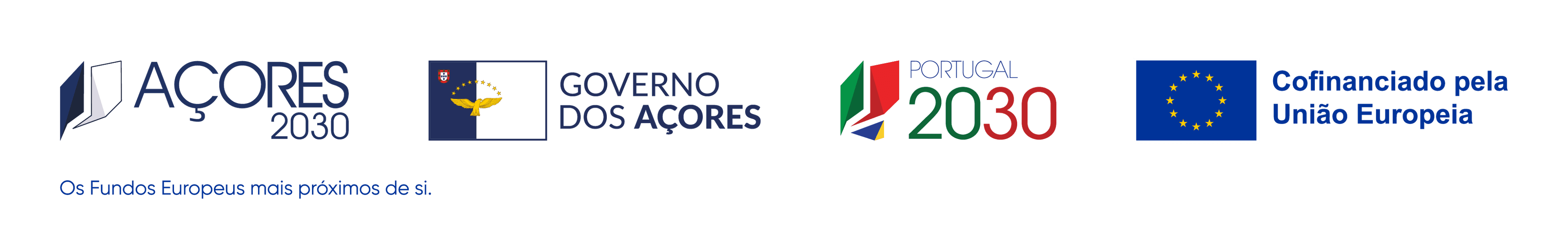 Cofinanciado pelo Açores 2030, Governo dos Açores, Portugal 2030 e União Europeia